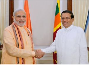 Narendra Modi M sirisena